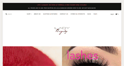 Desktop Screenshot of ladyburgundy.com